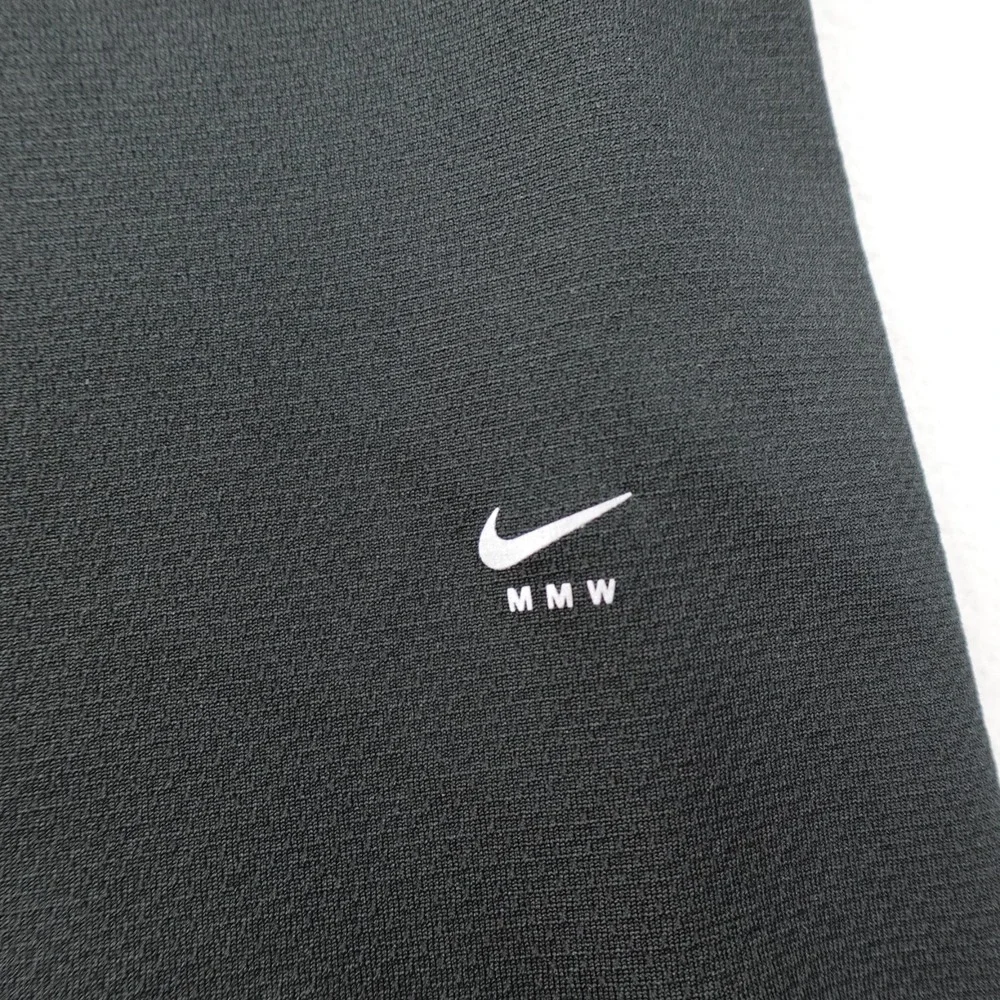 Nike x MMW NRG Mock Neck Shirt Mens Large Black Short Sleeve Performance DD9436
